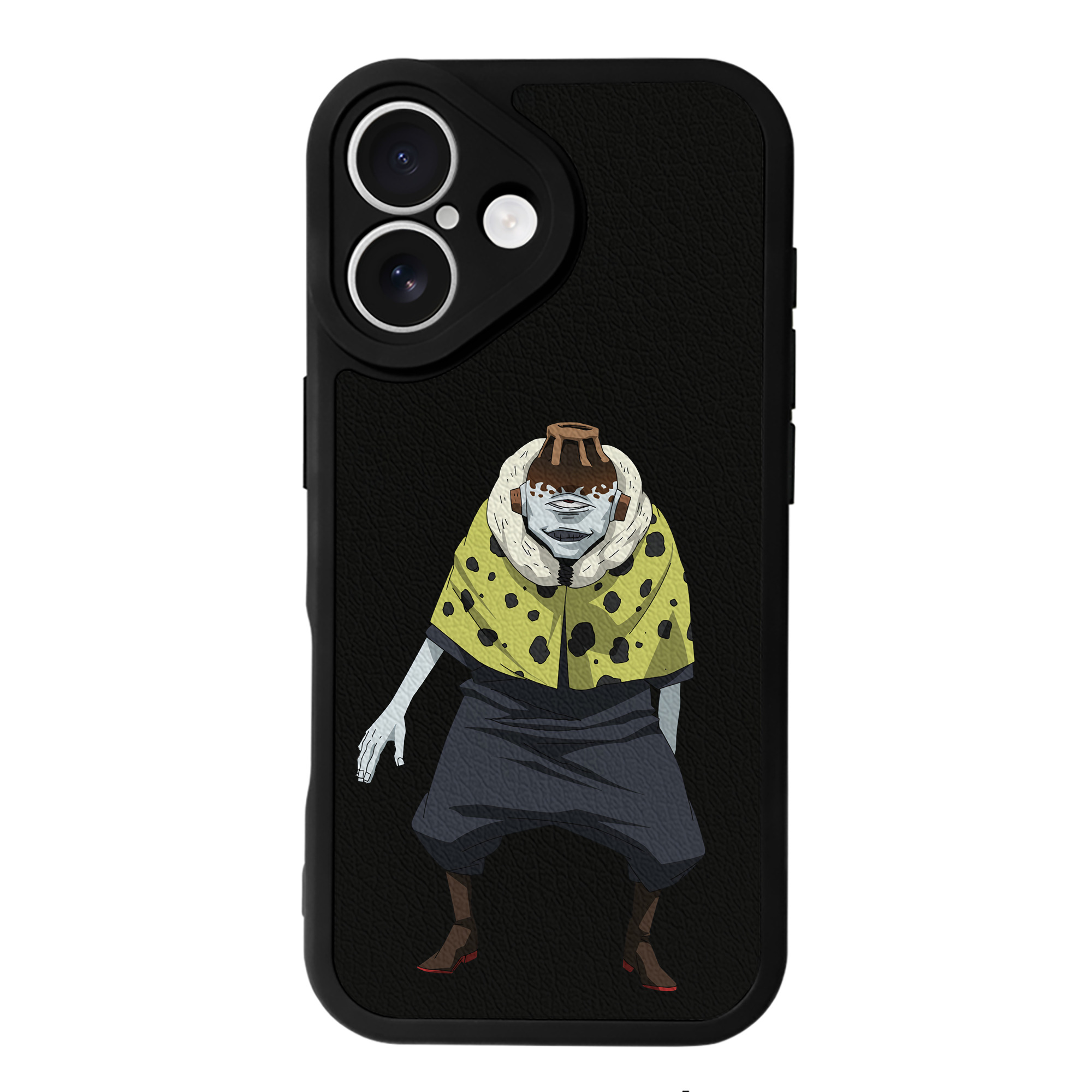 （画像用） 呪術廻戦 Jujutsu Kaisen 【iPhone 16シリーズ対応】シリコンスマホケース（レザー調） 材質：シリコン